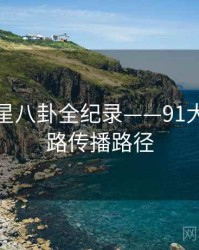 全面明星八卦全纪录——91大事件线路传播路径