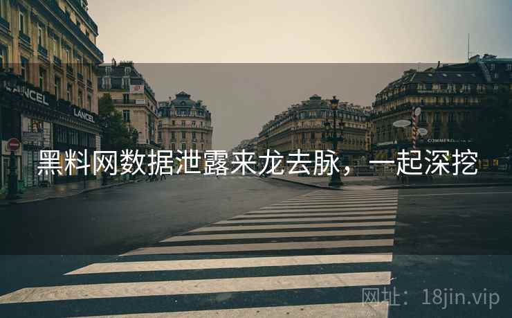 黑料网数据泄露来龙去脉,一起深挖 黑料网数据泄露来龙去脉,一起深挖